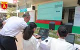 Giáo viên, học sinh hào hứng tham gia cuộc thi 